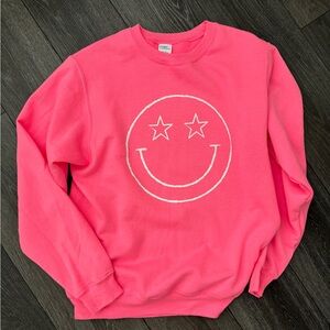 Sassy Cupcake Barbie Pink Oversized Preppy Seeatshirt